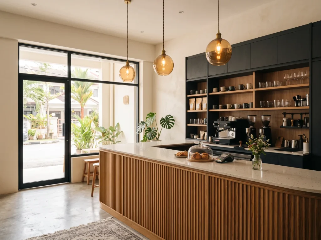 Restaurant and café carpentry by IDW